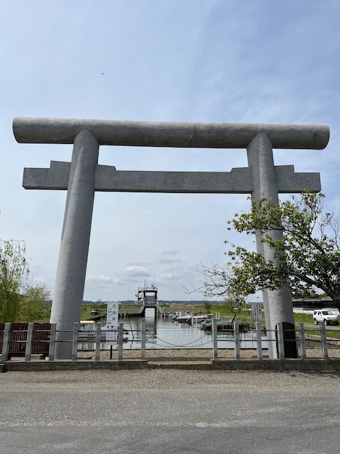 息栖神社の鳥居