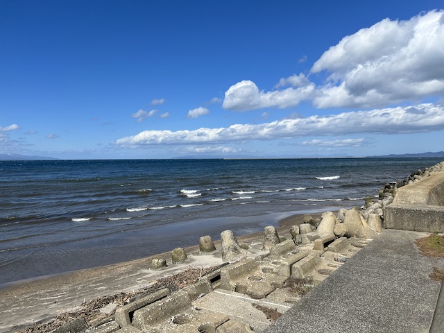 津軽海峡フェリー青森ターミナルの海