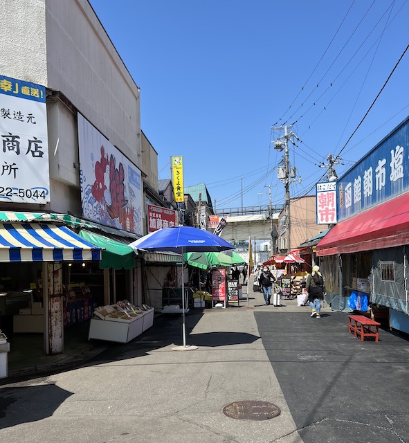 函館朝市の道